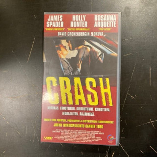 Crash (1996) VHS (VG+/M-) -jännitys-